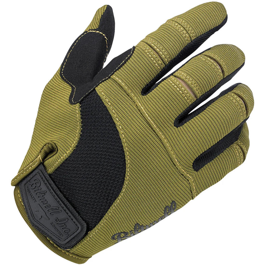 MOTO GLOVES - OLIVE/BLACK BILTWELL